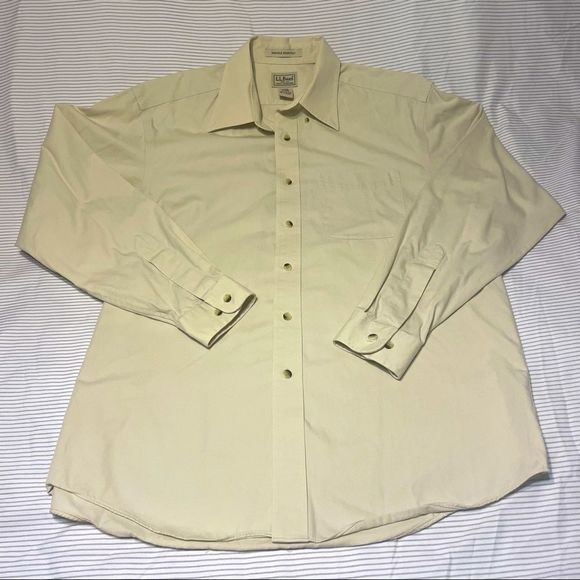 M Mens L.L. Beans Wrinkle Resistant shirt - Picture 1 of 4